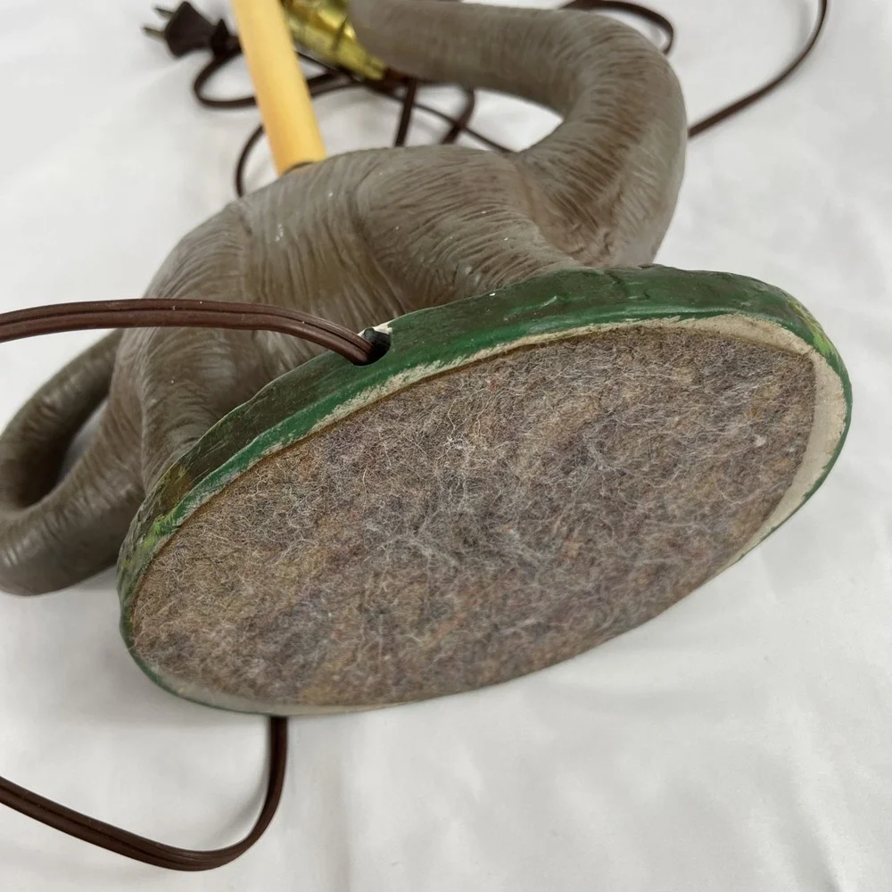 Vintage Rare‎ Lamp Unique Ceramic Dinosaur Diplodocus NEEDS REPAIRS
